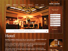 Tablet Screenshot of hotelcoandi.ro